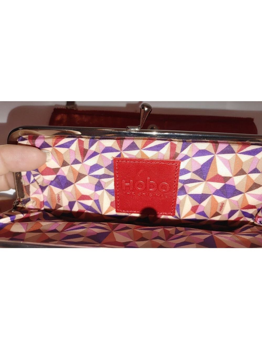 HOBO International Red Leather Wallet Clutch - Picture 10 of 10